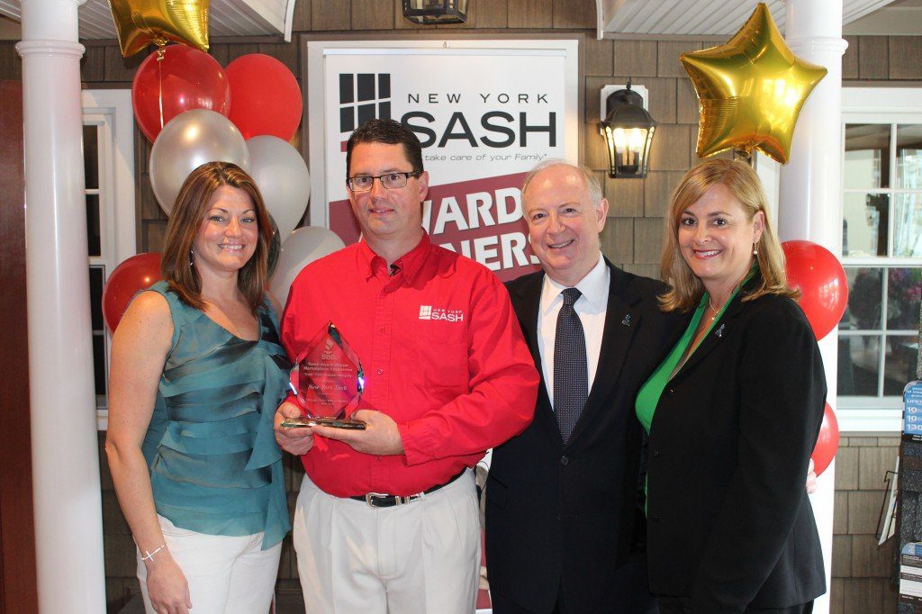 Jill & Scot Hayes of New York Sash with Warren Clark and Peggy Penders of the BBB