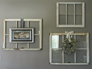 diy window frame picture frame