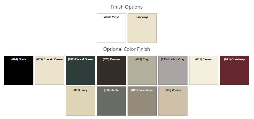 Window Finishes